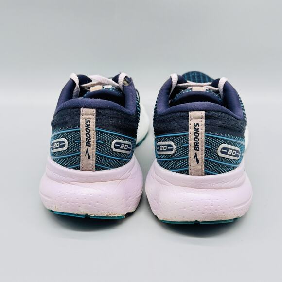 Brooks Shoes Womens 8 Blue Glycerin 20 Running Road Athletic Comfort Sneaker - Picture 7 of 12